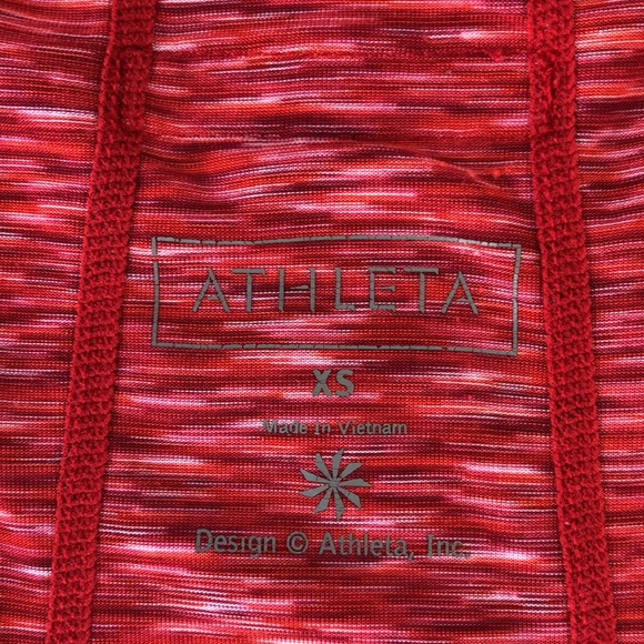 ATHLETA V-Neck Tennis / Pickleball Sleeveless Tank w/Back zip pocket - Picture 4 of 8